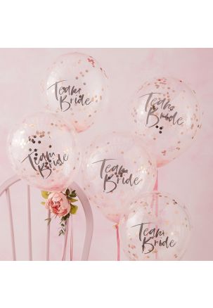 Ginger Ray FH-214 Floral Hen Ballons Confettis