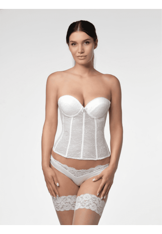 Poirier 15-300 Guêpière Corset Dentelle ()