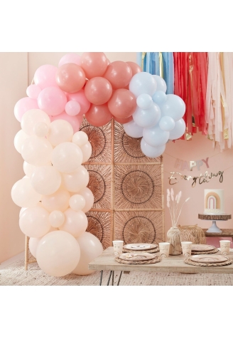 Ginger Ray HAP-100 Happy Everything Muted Pastels Arche de ballons