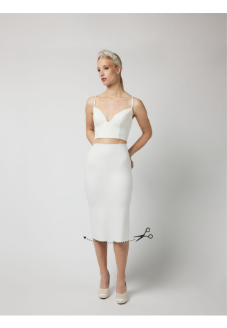 PC76-150J Jupon ultra-léger ligne A – Ivoire