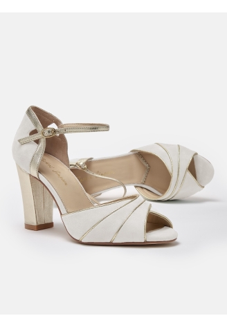 Rachel Simpson Lauren Chaussures de Mariée Ivoire