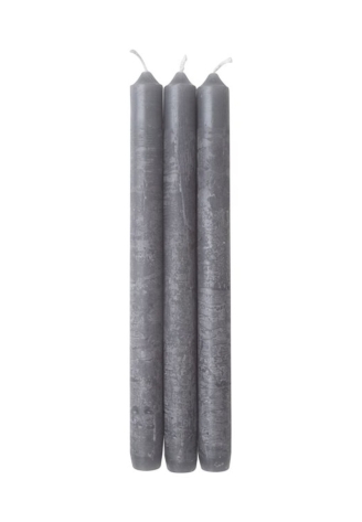 Leeff Bougies Dora grises (lot de 3) ()