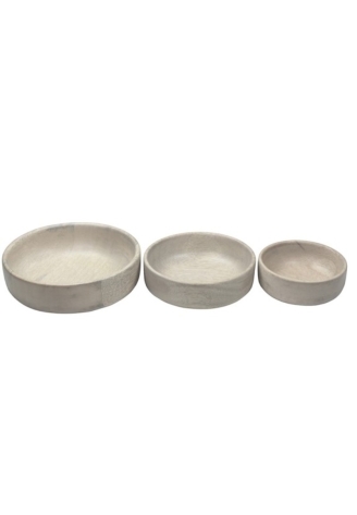 Leeff Coupelles Bente S — lot de 3, finition naturelle ()