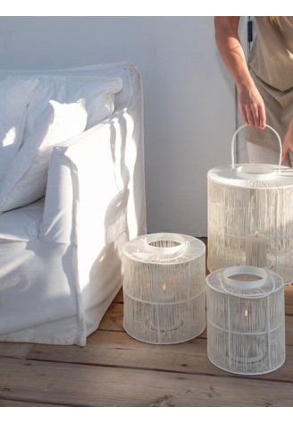 Leeff Lanterne Loes M blanche