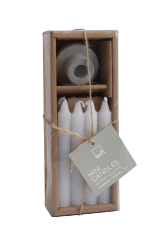Leeff Mini-bougies Maartje Gris ()