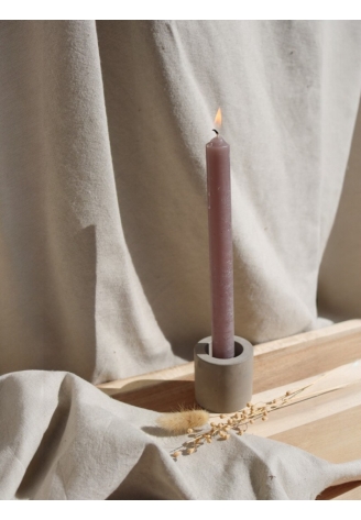 Leeff Donna — Coffret bougies de table taupe