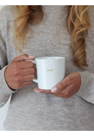 Leeff Mug Morris Love, blanc