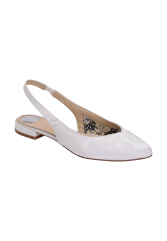 The Perfect Bridal Company Stevie Flock Chaussures de Mariage