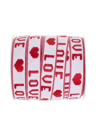 Ruban LOVE Rouge