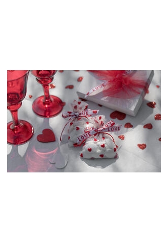Ruban LOVE Rouge ()