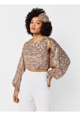 Poirier T-75424 Haut | Paillettes