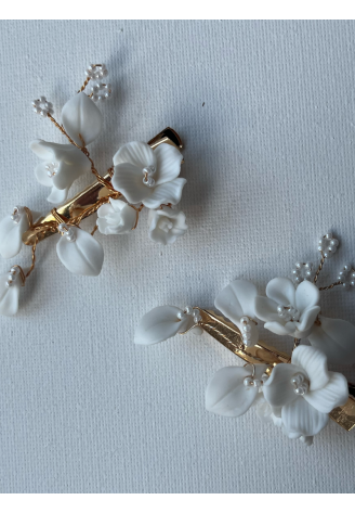 Sally Jane Bridal Vanessa Épingles Cheveux Or