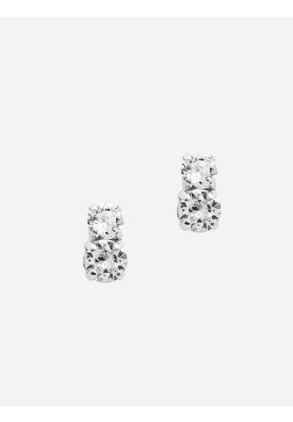 Abrazi Ava Double Boucle d'Oreille Argent ()