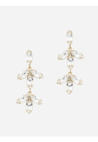 Abrazi Notch Swarovski Boucle d'Oreille Or ()