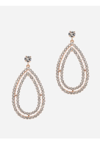 Abrazi Grace Swarovski Boucle d'Oreille Rose ()