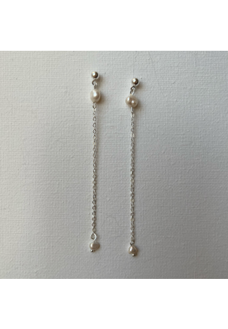 Sally Jane Bridal Ariel Earrings Silver