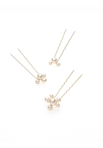 Poirier Épingles cheveux BB-75013 doré