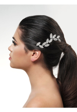 Poirier BB-466 Peigne cheveux Argent ()