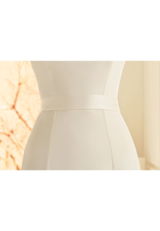 Bianco Evento PA-32 Ceinture en satin ()