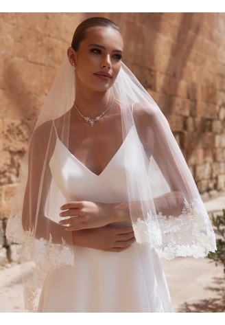Bianco Evento S492 Voile - 250/80 cm