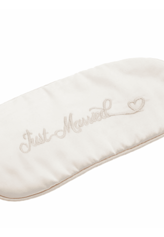 Poirier BN-12 Just Married Masque de Sommeil Satin