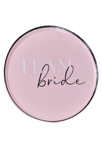 Ginger Ray TH-102 Team Bride Assiettes