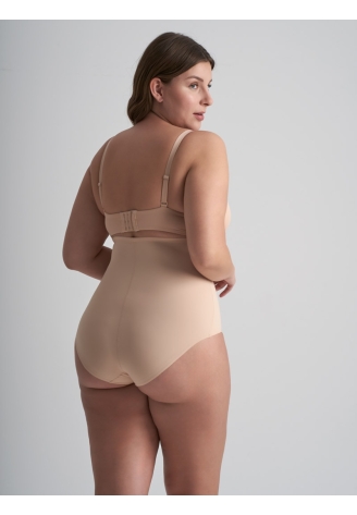 BYE BRA Culotte Sculptante Taille Haute Ivoire