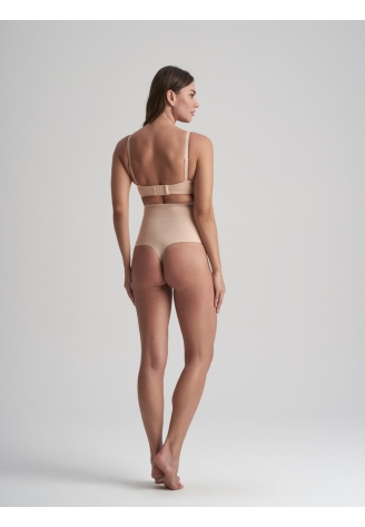 BYE BRA Contrôle de Taille Haute Culotte Beige