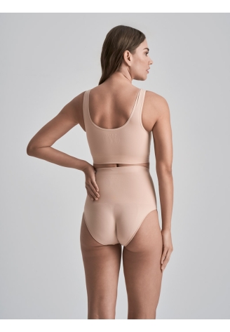 BYE BRA Soft Touch Culotte Taille Moyenne Beige
