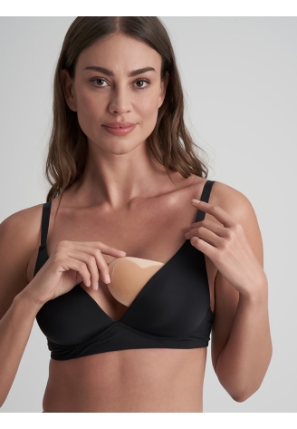 BYE BRA Coussinets Adhésifs Demi Push-up Beige