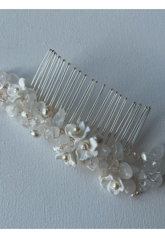 Sally Jane Bridal Peigne Celeste Argent