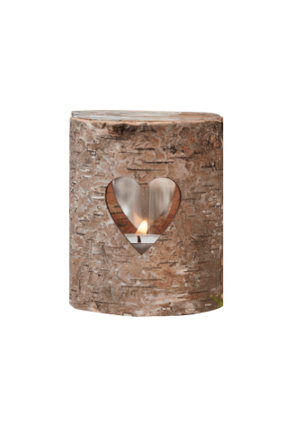 Ginger Ray CW-228 Rustic Country Bougeoir Coeur Bois