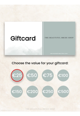 The Beautiful Bride Shop Carte Cadeau €25