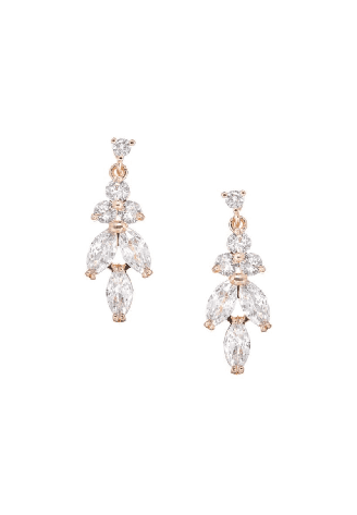 G. Westerleigh ER021RG Boucles d'oreilles Or Rose ()