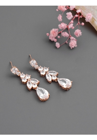 G. Westerleigh ER4145RG Boucle d'Oreille Or Rose