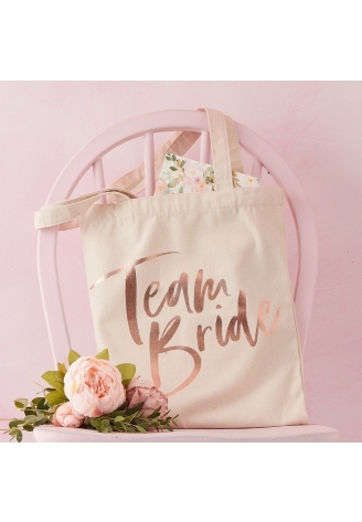 Ginger Ray FH-224 Floral Hen Sac en Toile ()