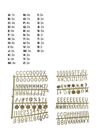 Ginger Ray GO-126 Gold Wedding Tableau de Lettres