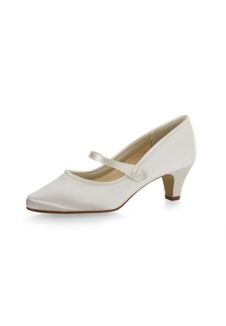 Rainbow Club Heather Chaussure Mariage Ivoire Satin ()