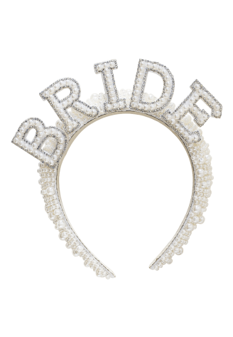 Ginger Ray HEN-129 Bride Bandeau Perles