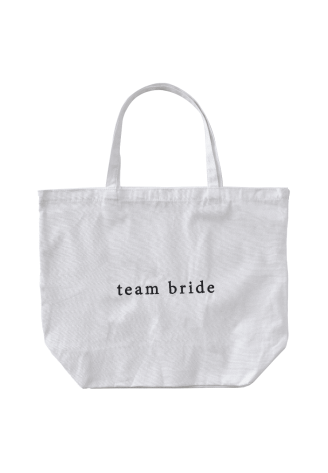 Ginger Ray HEN-159 Team Bride Tote Bag Blanc