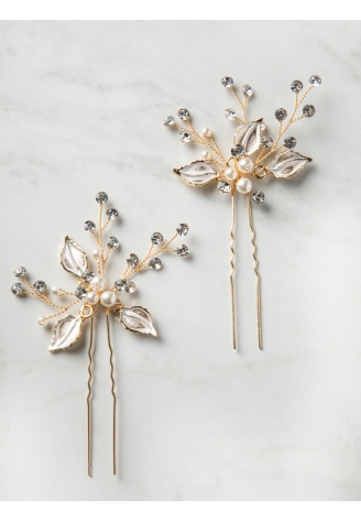 Sally Jane Bridal Hera Épingles à Cheveux Rose