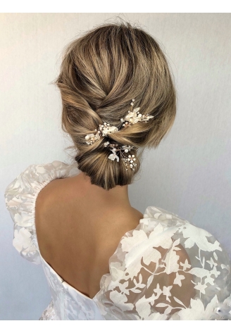 Sally Jane Bridal Ilja Épingles à Cheveux Argent ()