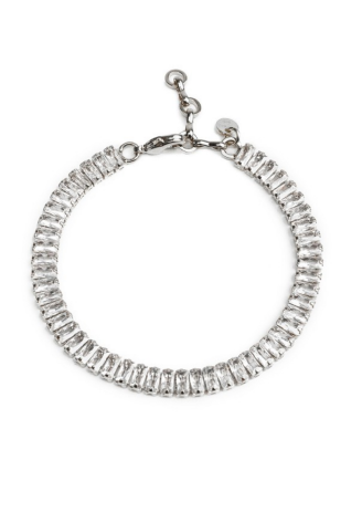 Abrazi Baguette Bracelet Argent ()