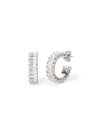 Abrazi Lauren Boucles d'Oreilles Argent ()