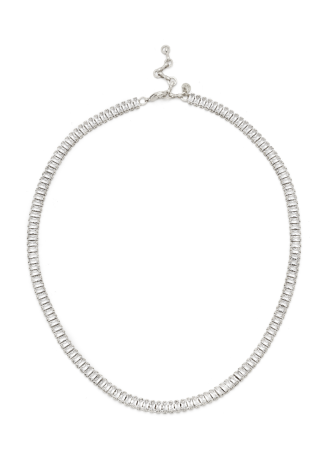 Abrazi Baguette Collier Argent ()