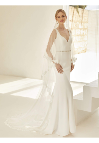 Bianco Evento S427 Voile - 220/80 cm