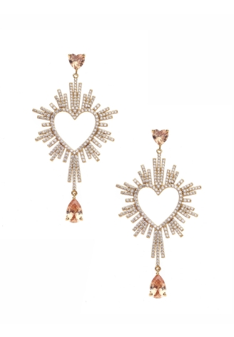 Poirier JE-75215 Boucles d'oreilles dorées