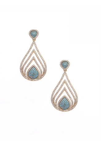 Poirier JE-75216 Boucles d'oreilles dorées