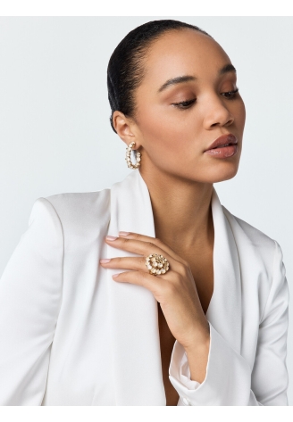 Poirier JE-75233 Boucles d'oreilles dorées ()