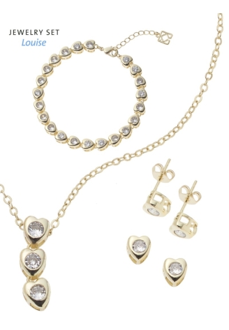 Poirier JS-002 Parure Mariage Louise Or